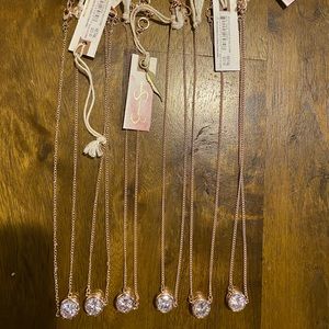 Jessica Simpson Rose Gold Necklace